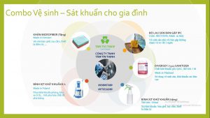 Combo dụng cụ làm sạch khử khuẩn cho gia đình